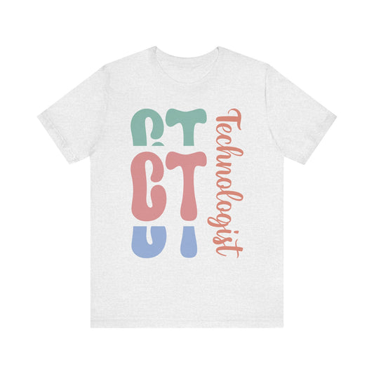 Unisex CT Technologist Pastel Short Sleeve Tee