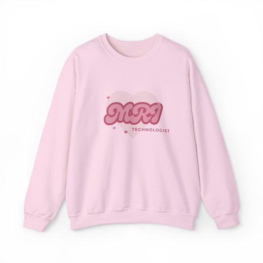 'MRI' technologist Pretty in light pink Unisex Heavy Blend™ Crewneck Sweatshirt