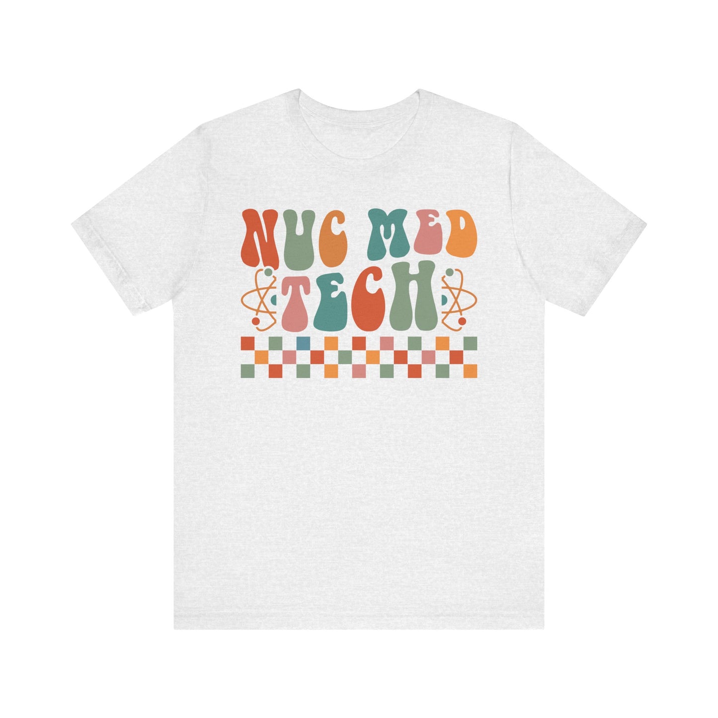 Unisex Nuc Med Technologist Retro Radioactive Pastel Short Sleeve Tee