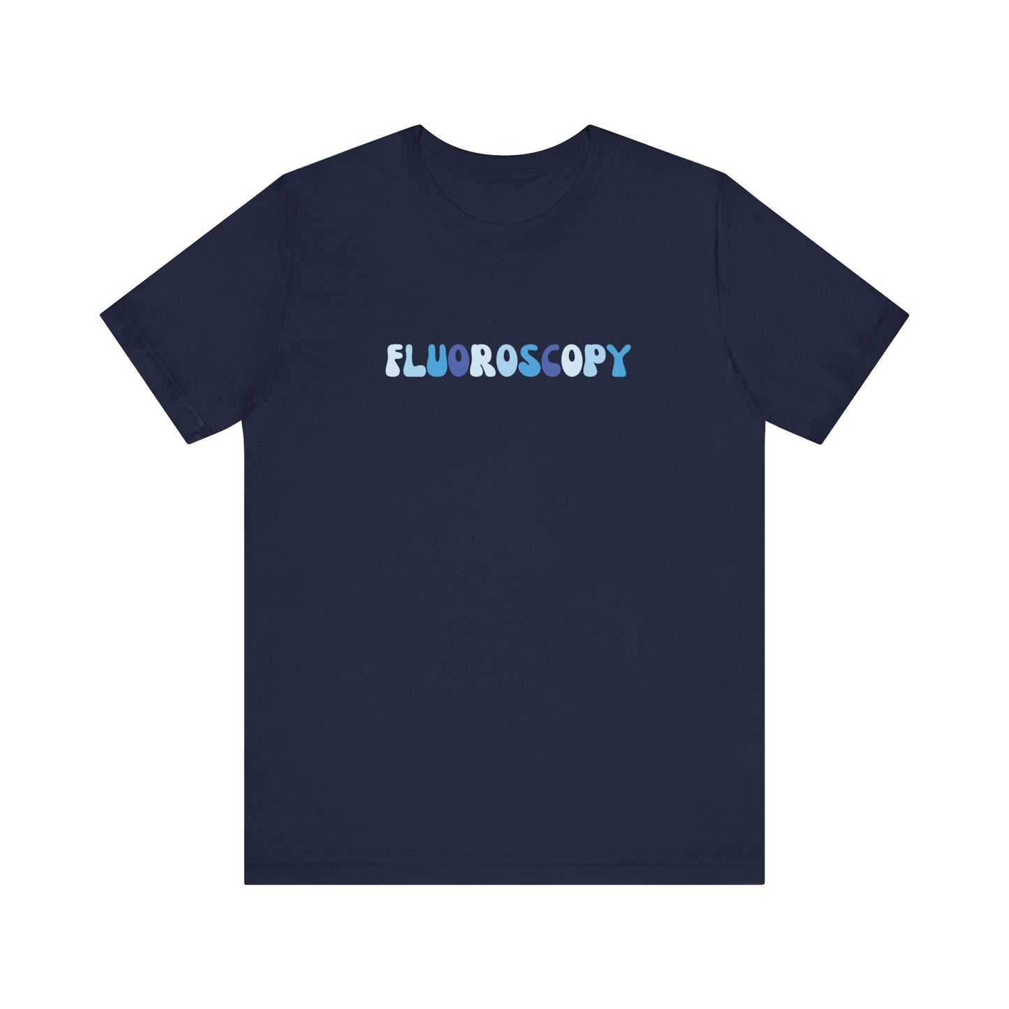 BLUE BUBBLE - FLUOROSCOPY - Short Sleeve Tee Unisex