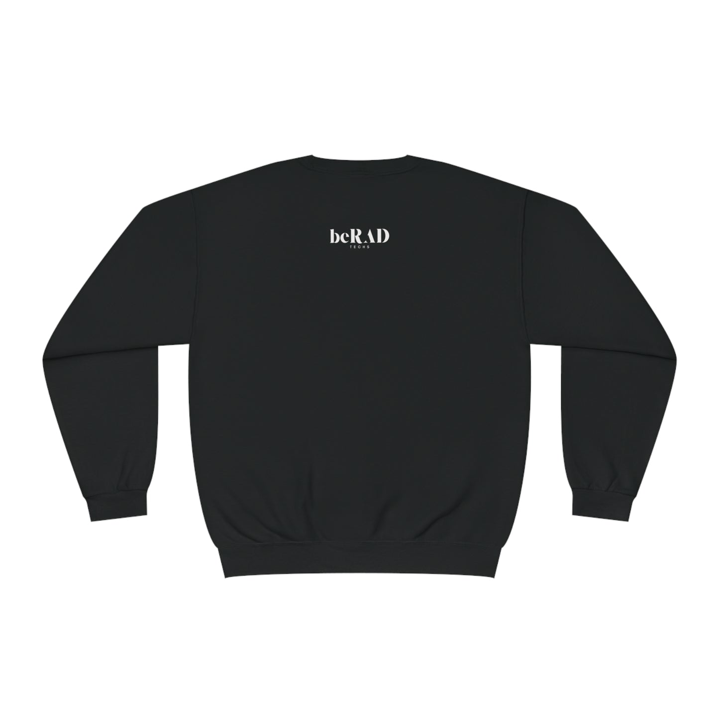 Unisex Black Sonographer Minimalistic Technologist NuBlend® Crewneck Sweatshirt