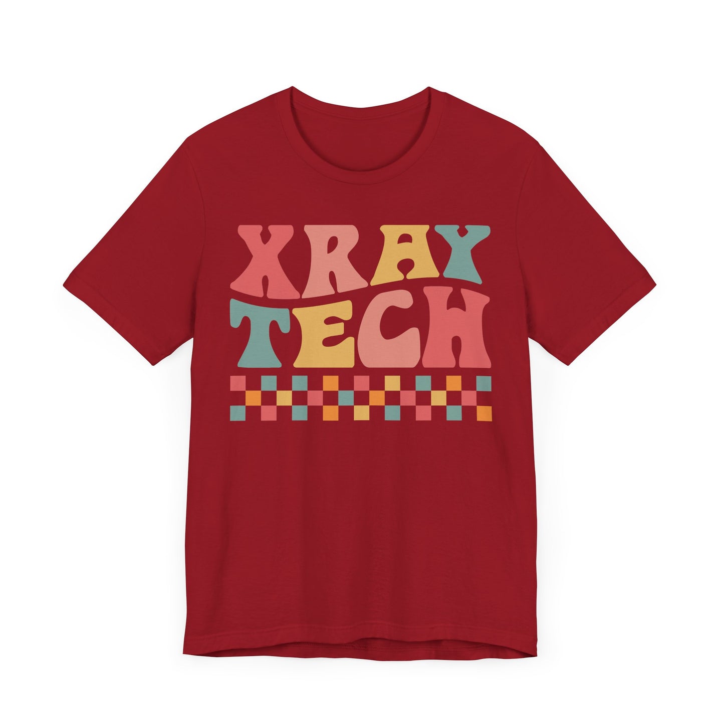 Unisex Xray Technologist Sunset Colors Short Sleeve Tee