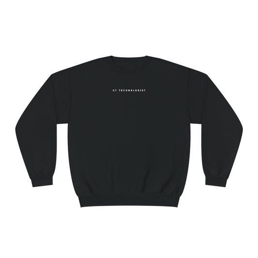 Unisex Black CT Minimalistic Technologist NuBlend® Crewneck Sweatshirt