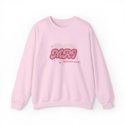 BARBIE 'MRI' technologist light pink Unisex Heavy Blend™ Crewneck Sweatshirt