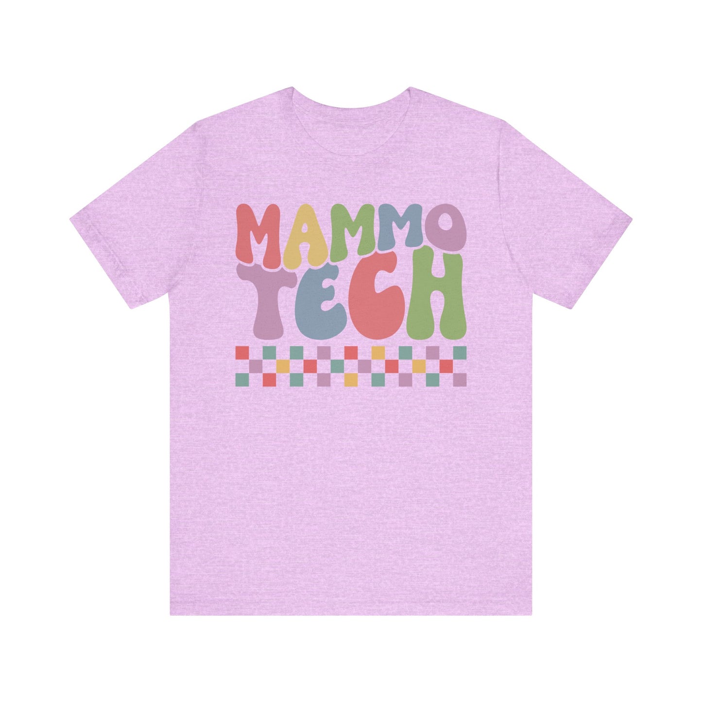 Unisex Mammo Technologist Sunset Colors Short Sleeve Tee