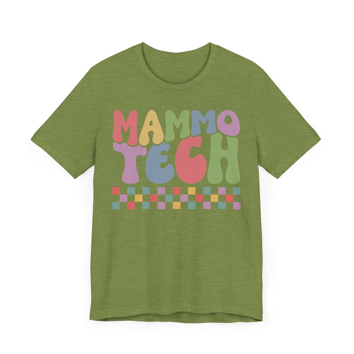 Unisex Mammo Technologist Sunset Colors Short Sleeve Tee