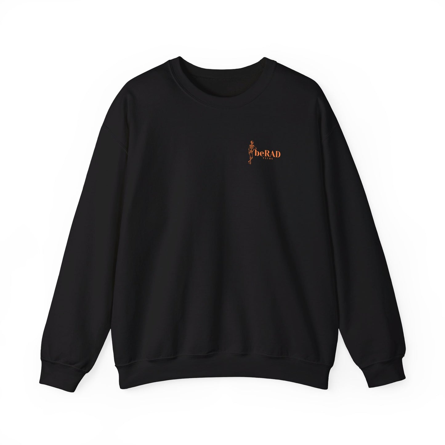 'X-ray Technologist' Groovy Orange & Black Unisex Heavy Blend™ Crewneck Sweatshirt