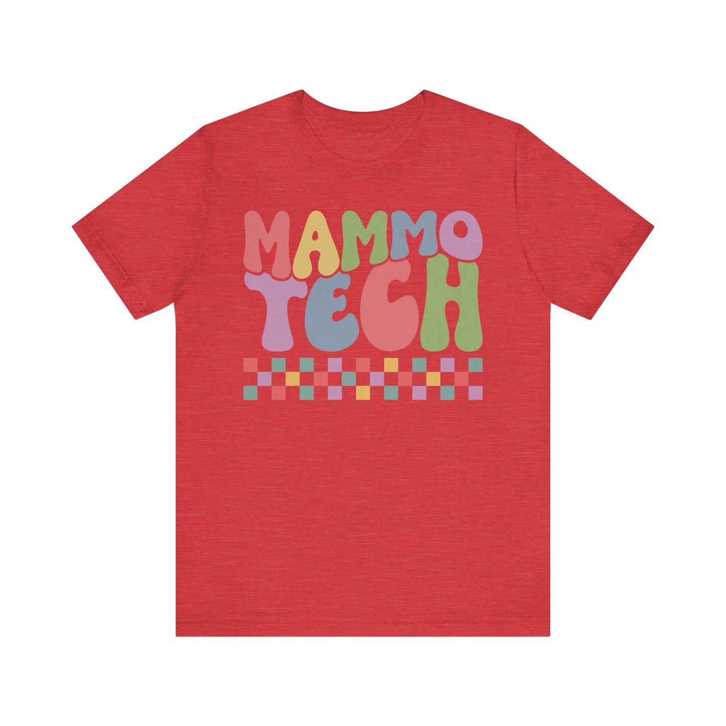 Unisex Mammo Technologist Sunset Colors Short Sleeve Tee