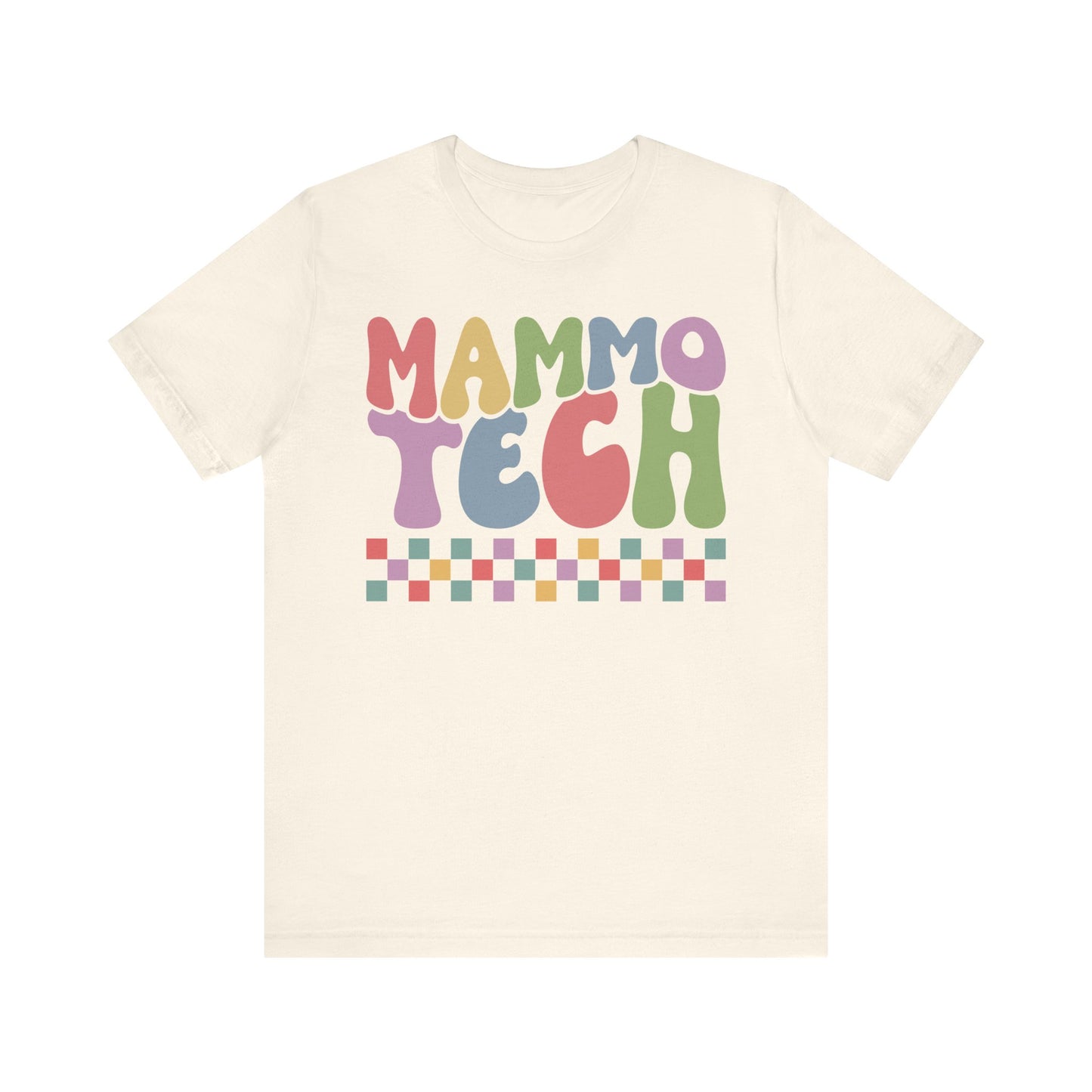 Unisex Mammo Technologist Sunset Colors Short Sleeve Tee