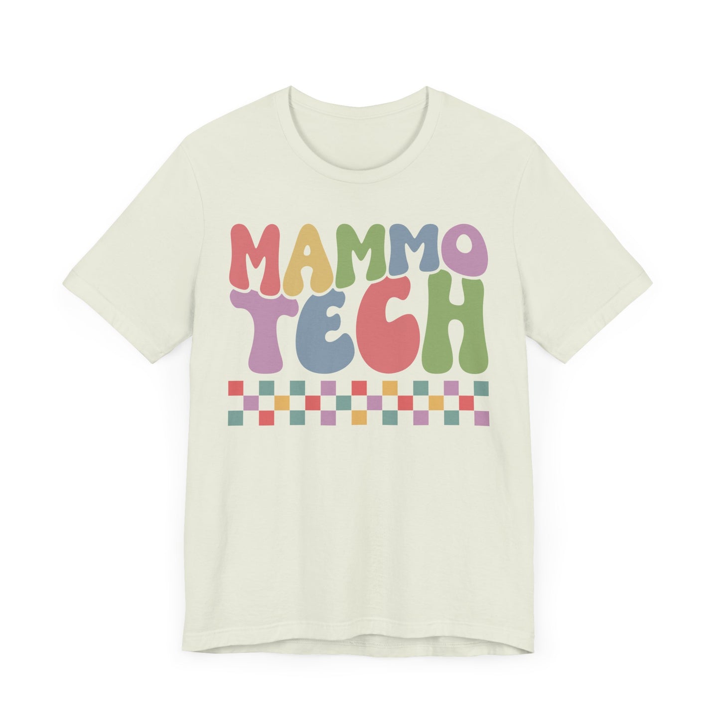 Unisex Mammo Technologist Sunset Colors Short Sleeve Tee