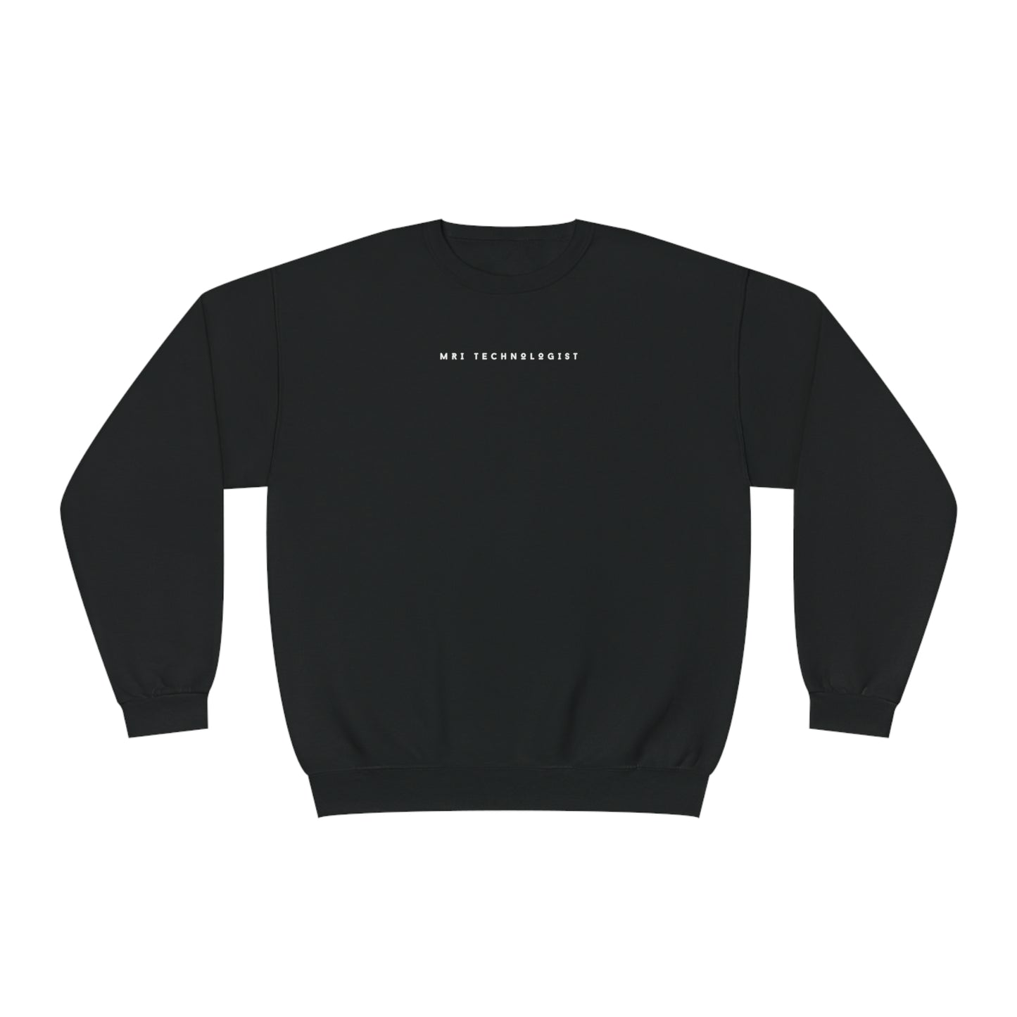 Unisex Black MRI Minimalistic Technologist NuBlend® Crewneck Sweatshirt