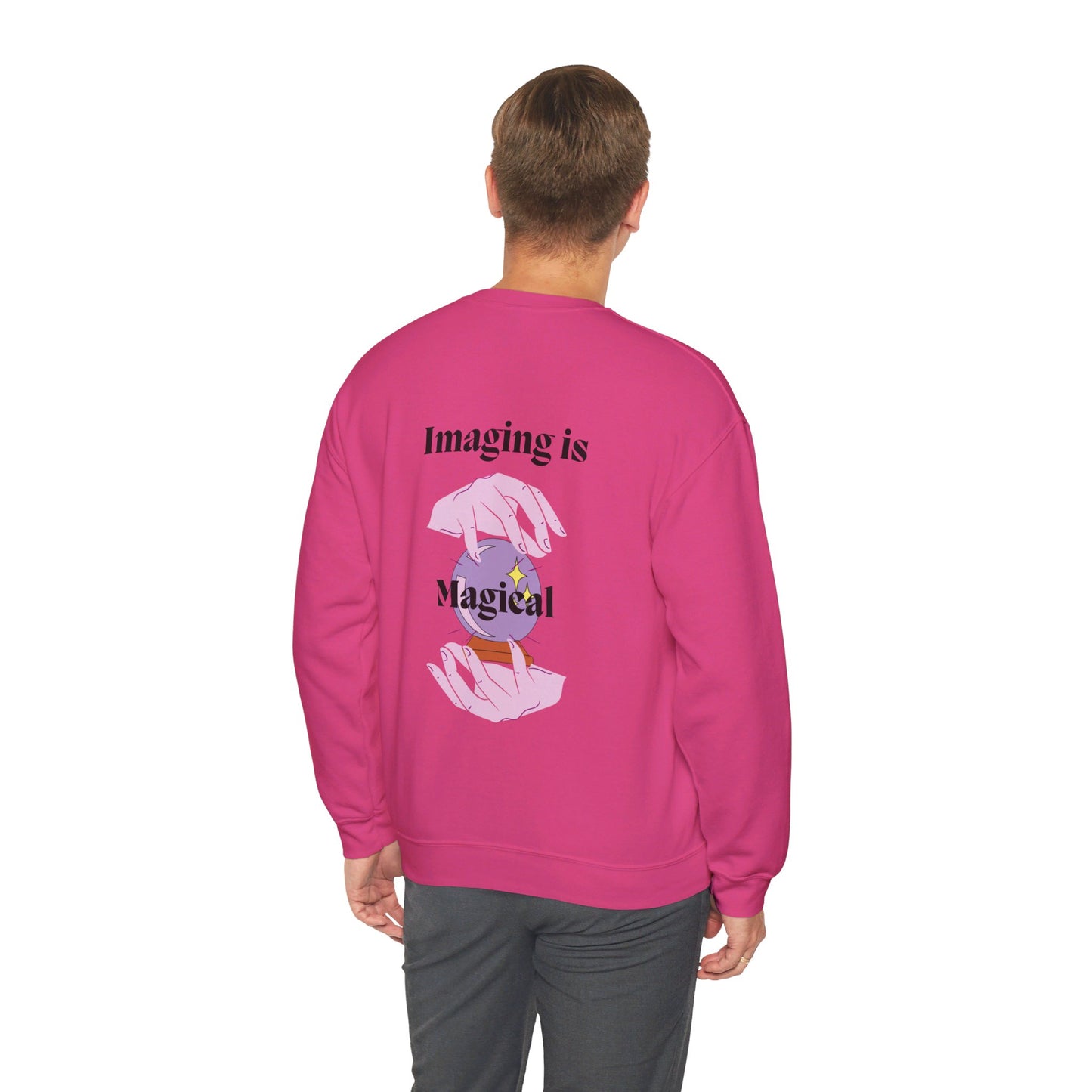 'Imaging is Magical' Unisex NuBlend® Crewneck Sweatshirt