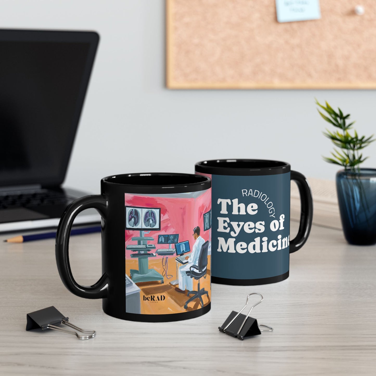 The Eyes of Medicine Radiology Coffee Mug - 11oz - Perfect Gift for Healthcare Professionals