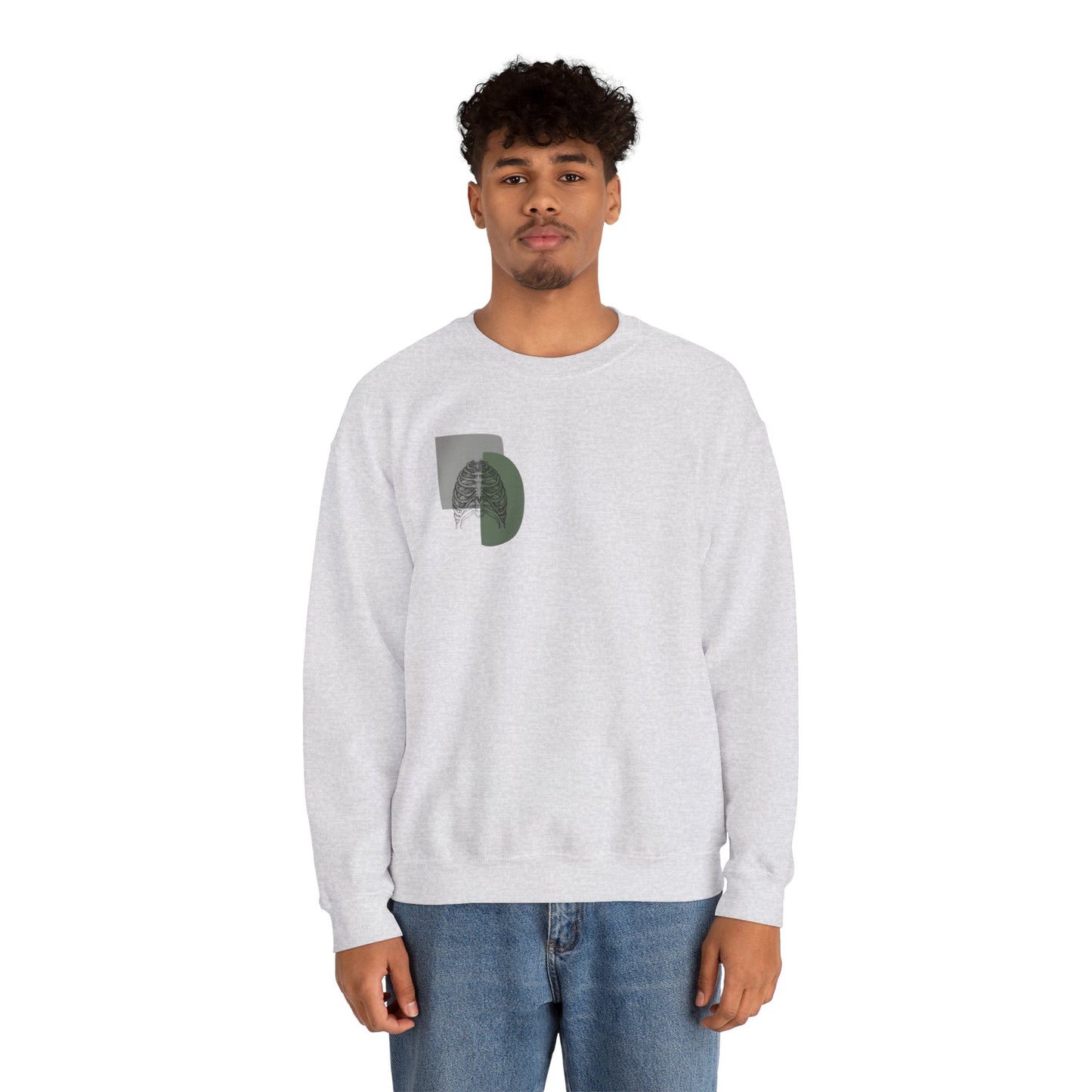 Ribs Abstract Imaging Unisex Heavy Blend™ Crewneck Sweatshirt