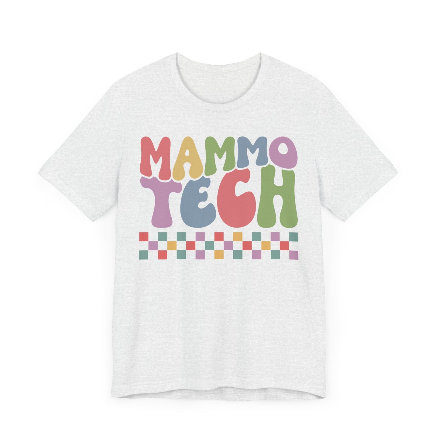 Unisex Mammo Technologist Sunset Colors Short Sleeve Tee