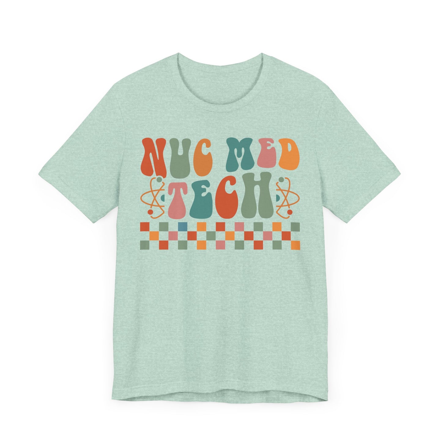 Unisex Nuc Med Technologist Retro Radioactive Pastel Short Sleeve Tee