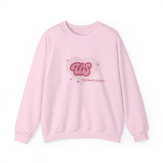 BARBIE 'US' ultrasound technologist light pink Unisex Heavy Blend™ Crewneck Sweatshirt