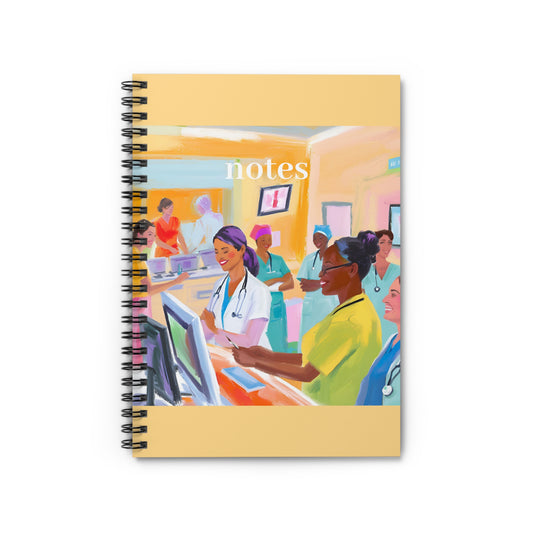 Spiral Notebook - Healthcare Hero Design for Medical Students