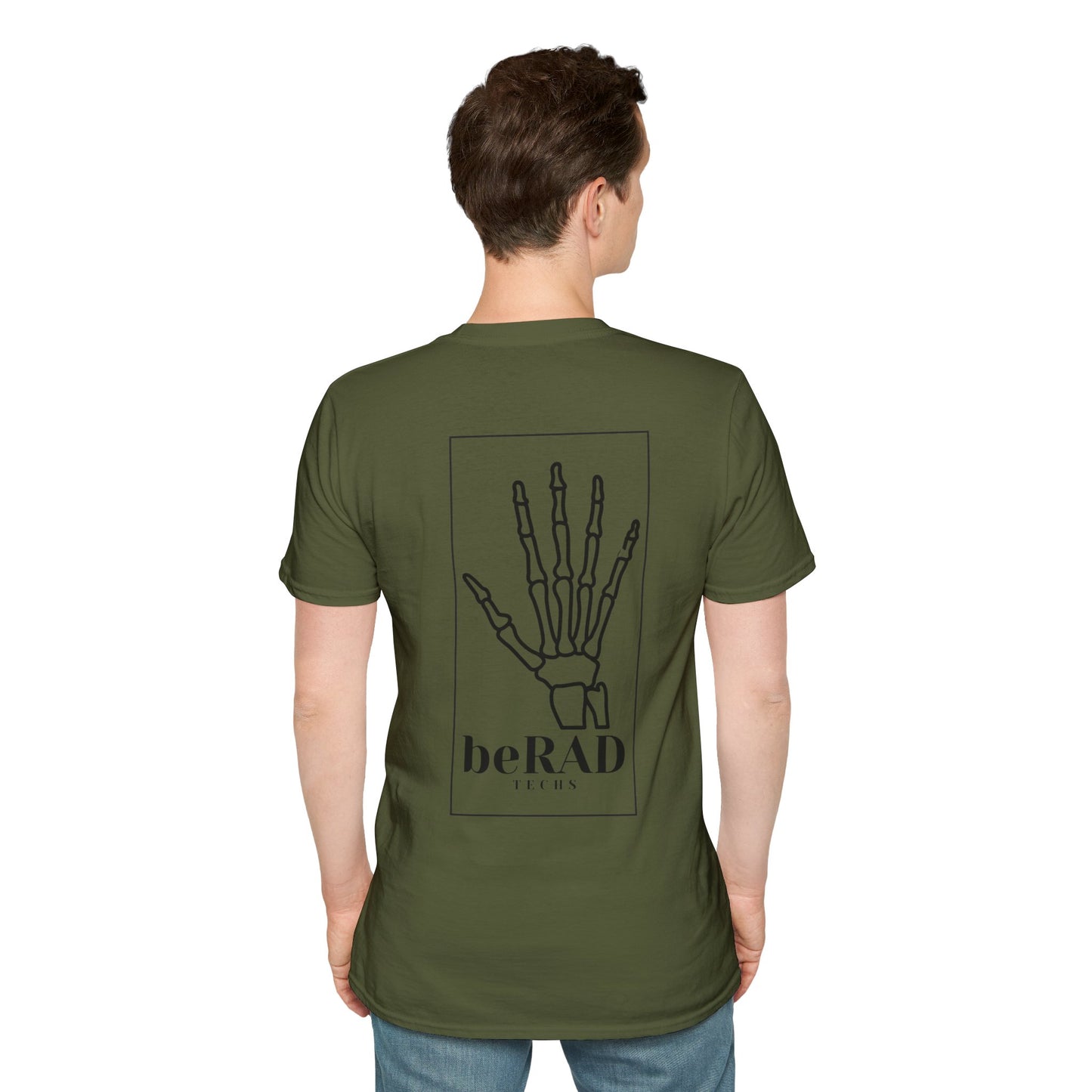 X-RAY Technologist beRAD techs Unisex Softstyle T-Shirt