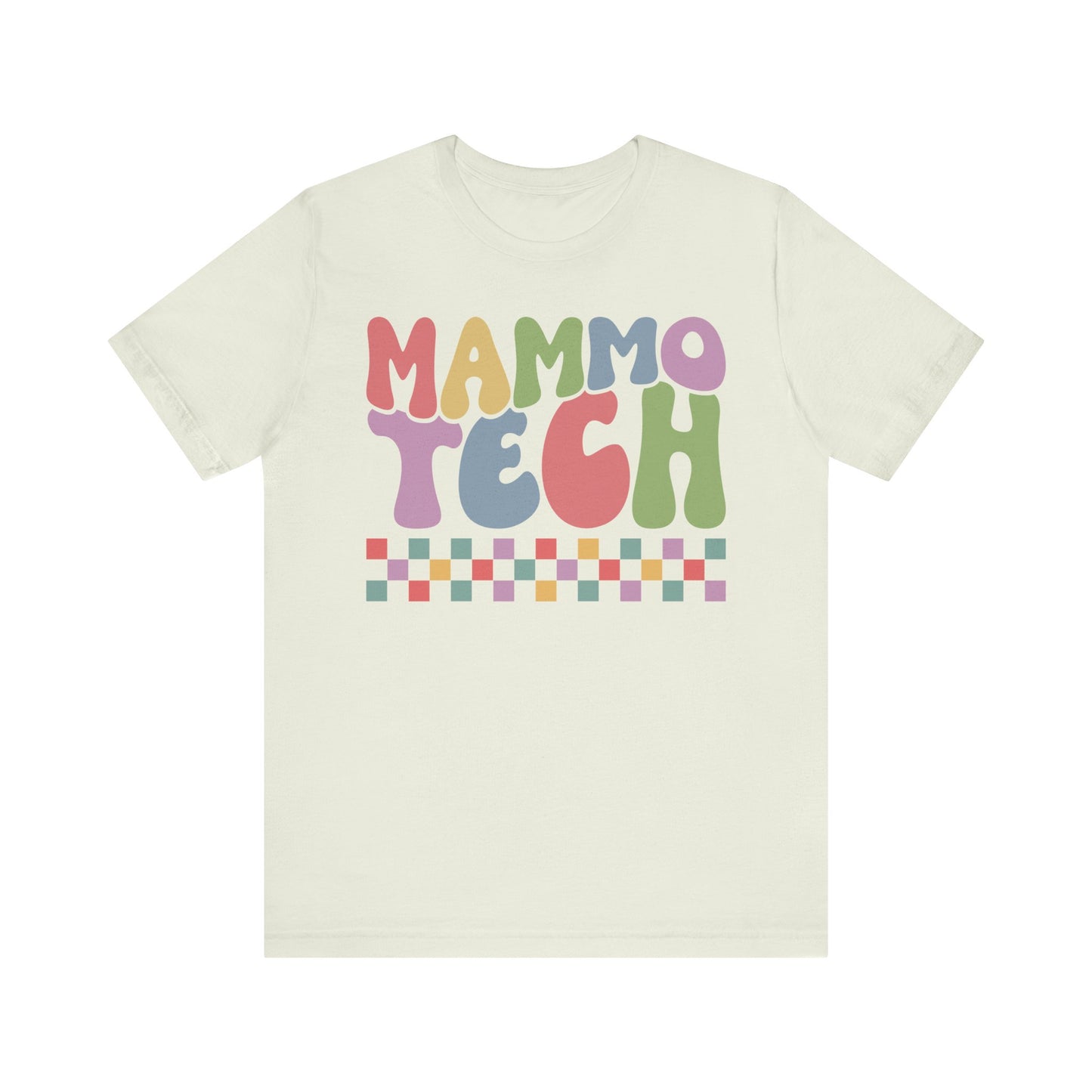 Unisex Mammo Technologist Sunset Colors Short Sleeve Tee