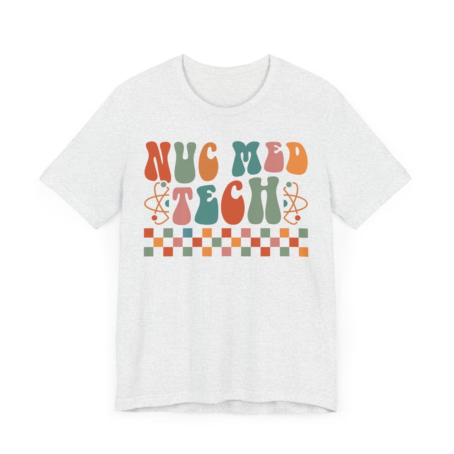 Unisex Nuc Med Technologist Retro Radioactive Pastel Short Sleeve Tee