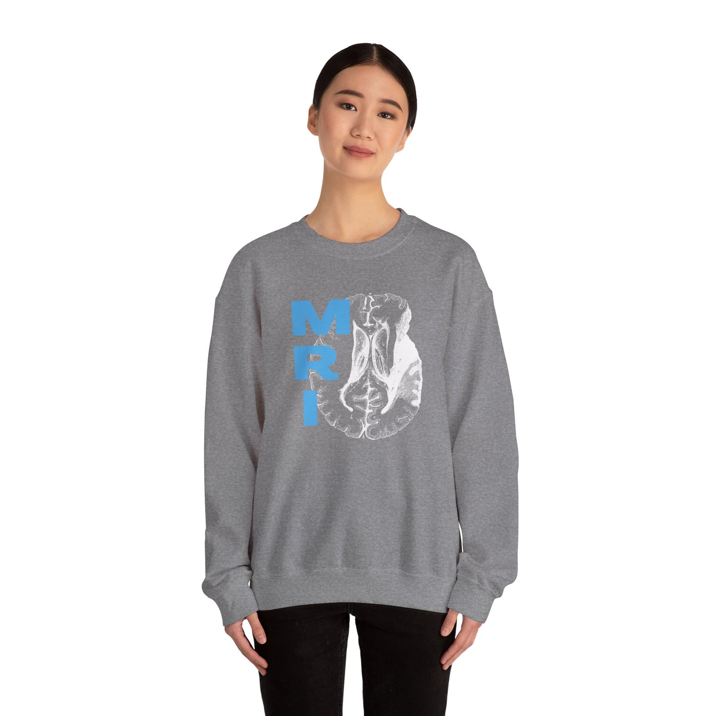 MRI tech Brain Heavy Blend™ Crewneck Sweatshirt