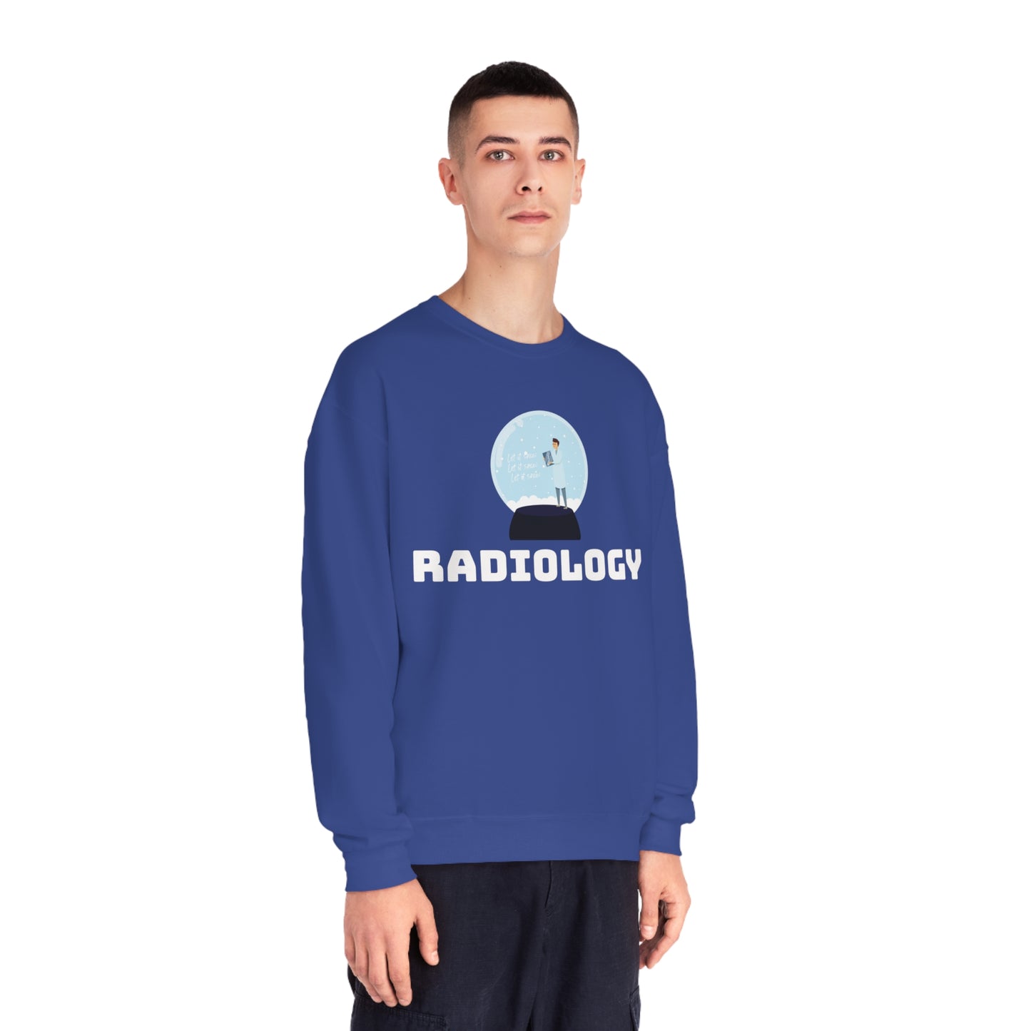 'Let it snow' Xray Film Snow Globe Radiology Sweatshirt