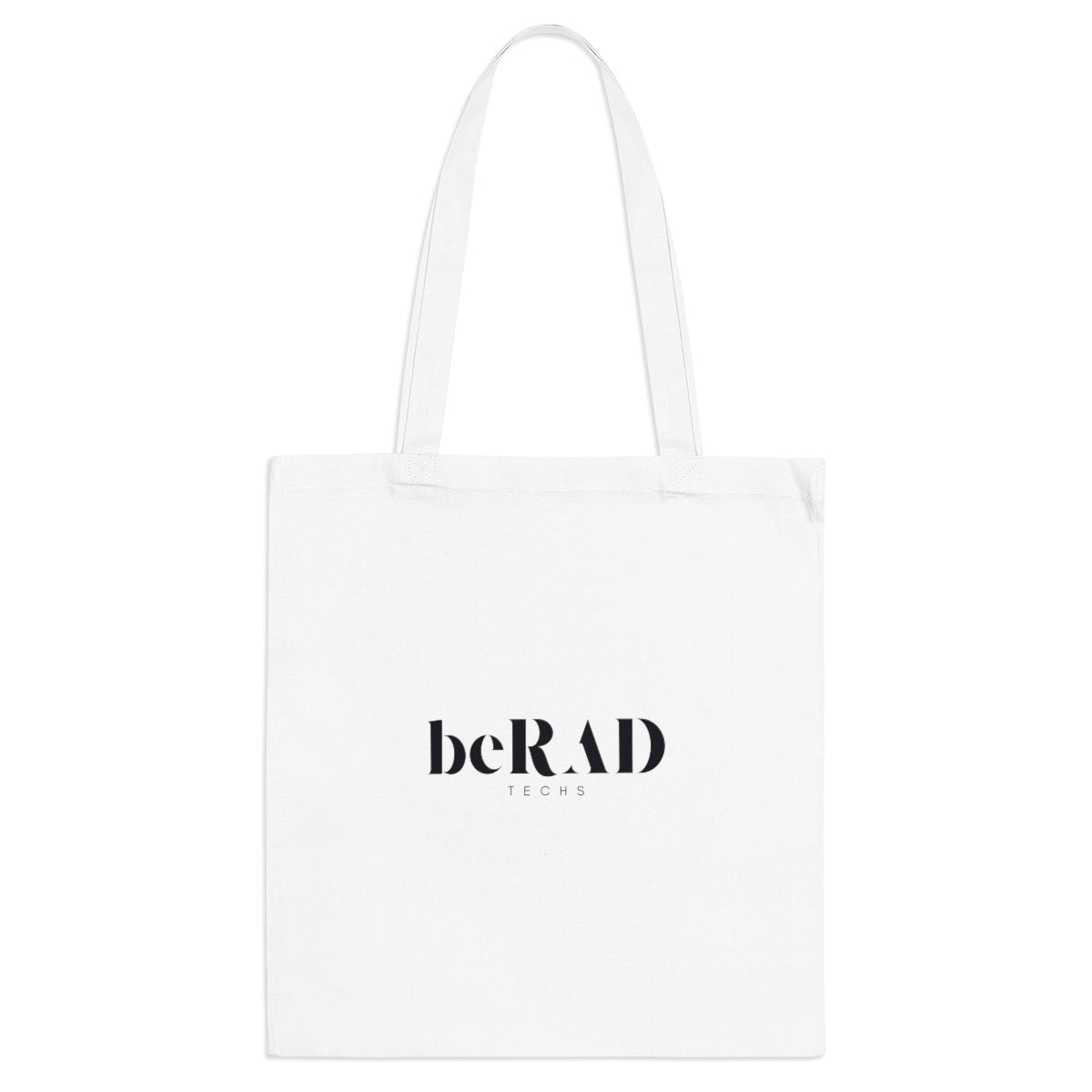 beRAD techs black LOGO Tote Bag